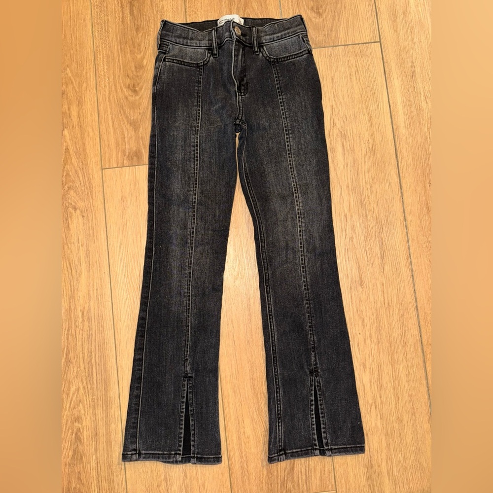 Abercrombie Kids Black Flared Jeans